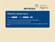 Tablet Screenshot of metreach.com
